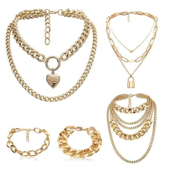 цепь 680mm сверхмощная алюминиевая, бесстыковая цепь сумки золота