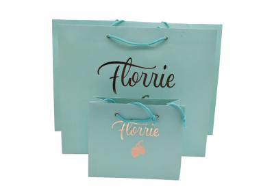 L'Aluminium-estampillage de la coutume de logo a personnalisé des sacs en papier pour l'emballage de bijoux