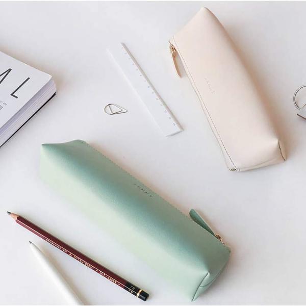 Doraking Pencil Bag Pen Case Cosmetic Makeup/ Stationery Pouch Bag Case/PU Leather Small Pouch Students Stationery