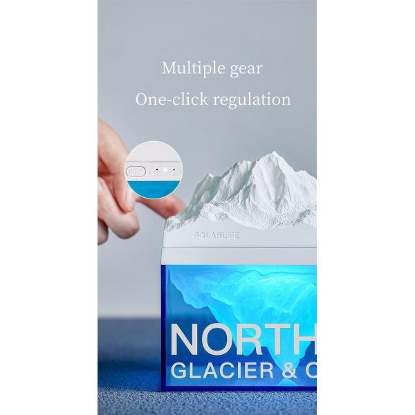 Iceberg Diffuser Stone Decoration Car Aromatherapy Essential Oil Bedroom Without Fire Aromatherapy Night Light