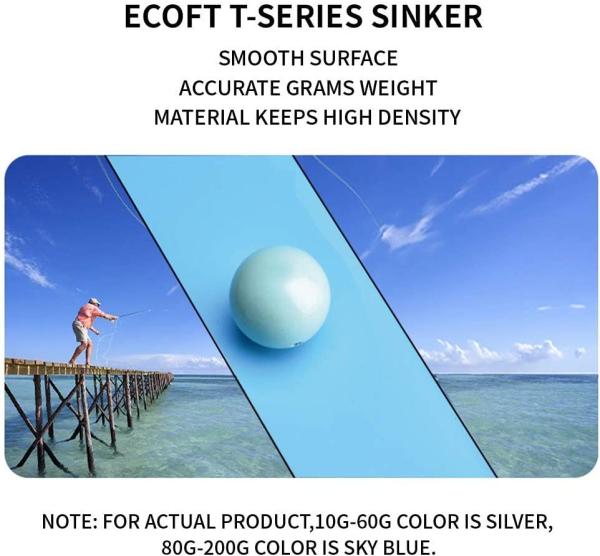 ISO ECOFT Fishing Sinkers ECOFT Non Lead Fishing Sinkers Round