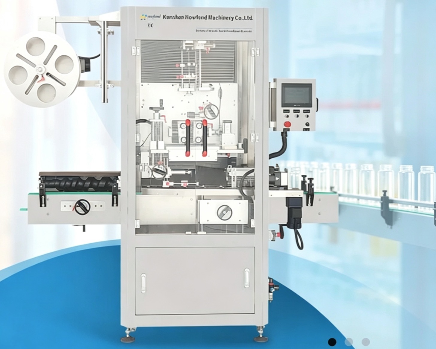 Sleeve Applicator with Steam Tunnel  for Craft Breweries