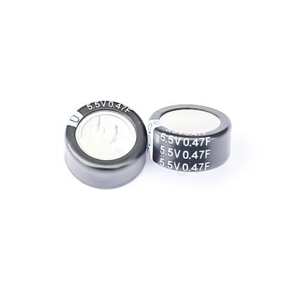 Ultra Farad Super Capacitor 0.47F 5.5V Cylindrical For Solar Energy Storage