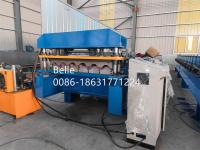 El metal TR6 que cubría el rollo de la hoja que formaba la máquina controló por el PLC