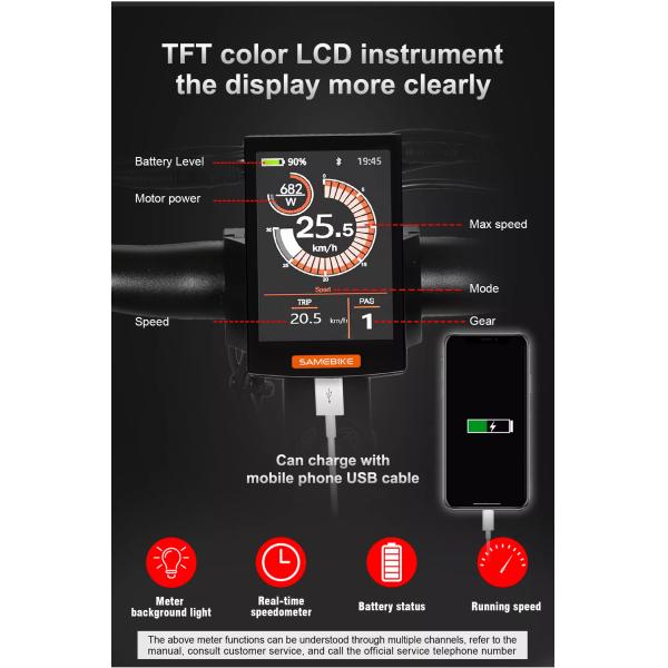 48V 10Ah Lithium Battery Fat Tire Electric City Bicycle Mountain E Bike