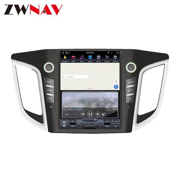 Стиль Тесла автомобильного радиоприемника блока управления мультимедиа ИС25 2014-2018 для Хюндай