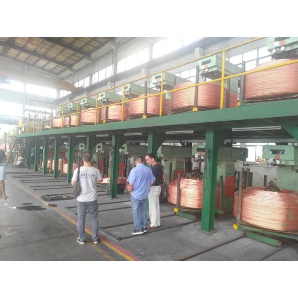 Copper Rod 6mm-60mm Wire And Cable Machinery  , Upward Casting Machine