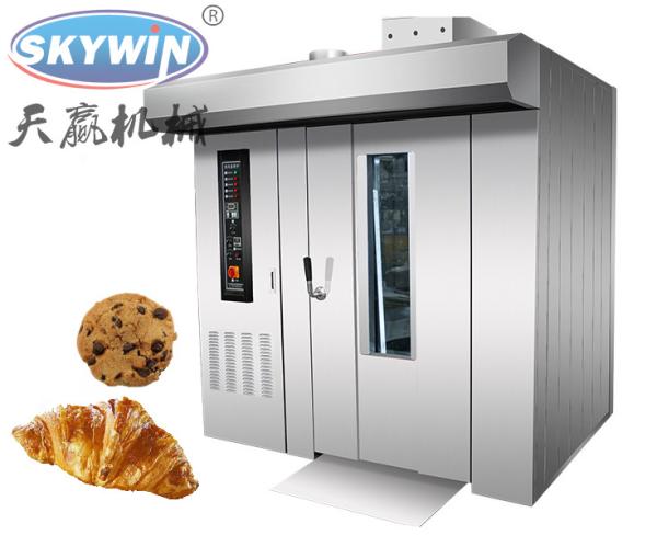Cremalheira giratória elétrica Oven For Biscuit Bread Cake das bandejas elétrico e de gás do aquecimento 64