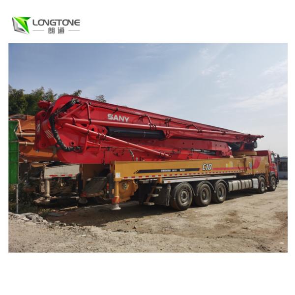 Germany Make Putzmeister 56m Used Concrete Pump Truck With Benz Chassis