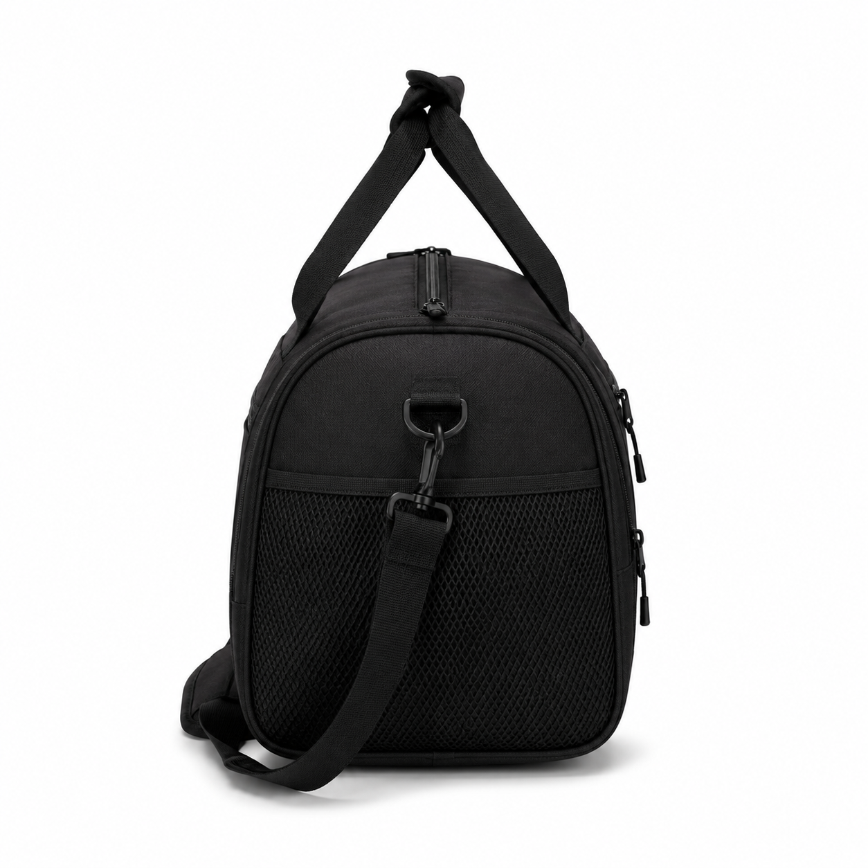 Water-Resistant Nylon Gym Bag with Large Capacity and Adjustable Shoulder Strap for Sports and Travel