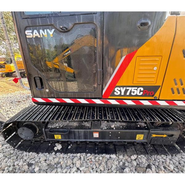 Usada en buen estado Oranja Sany75C Excavadora 7280Kg Con 0.12 ~ 0.32m3 Capacidad del cubo