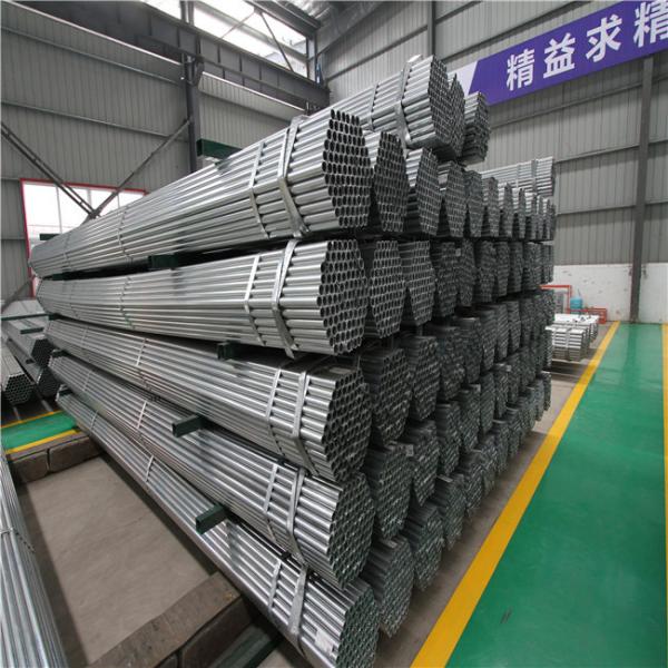OEM A36 SS400 ST372 Gi Steel Pipe 50mm Round ERW Mild Steel Tube