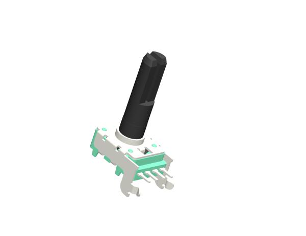 Preço baixo eixo redondo através de um buraco dispositivo de potenciômetro rotativo 10K ciclos PCB Lug 6mm diâmetro do eixo