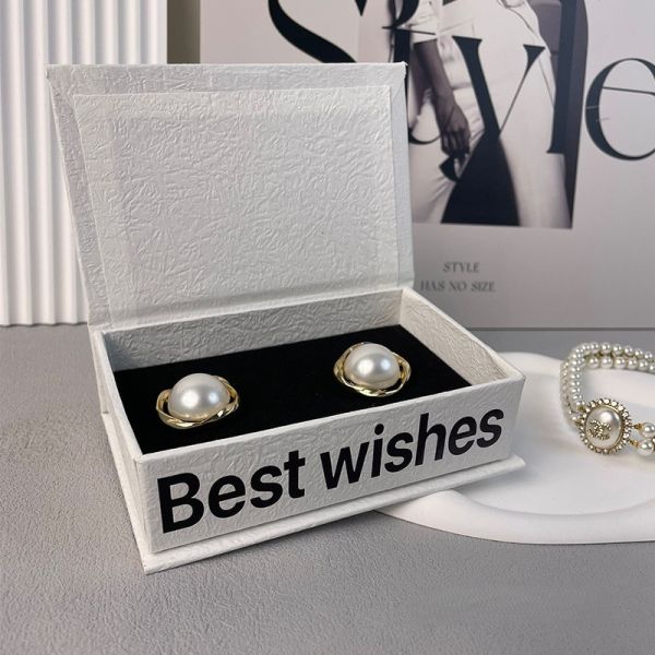 Book Style Jewelry Box Ins Flip top Storage Case Vintage Ring Necklace Organizer Decorative Book Shaped Design