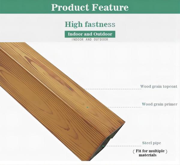 Matt Wood Oil Powder Coating for Aluminium Window Frames in Weather Resistant Finish