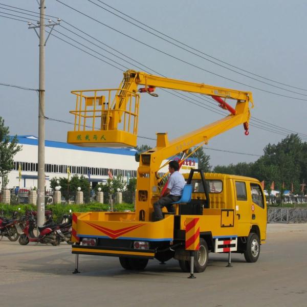 6 Wheels 15m	Aerial Platform Truck , Hydraulic Aerial Cage Truck