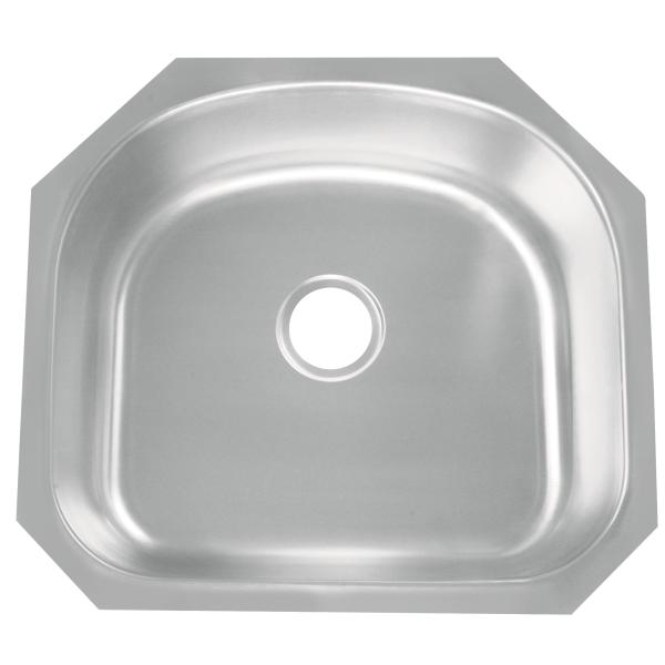Évier de cuisine simple de la meilleure qualité de cuvette d'acier inoxydable