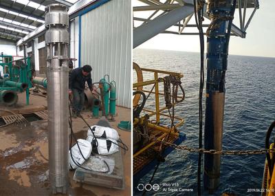 Cabeça submergível do material 60m da bomba 75kw 100hp SS316L do poço profundo da água do mar
