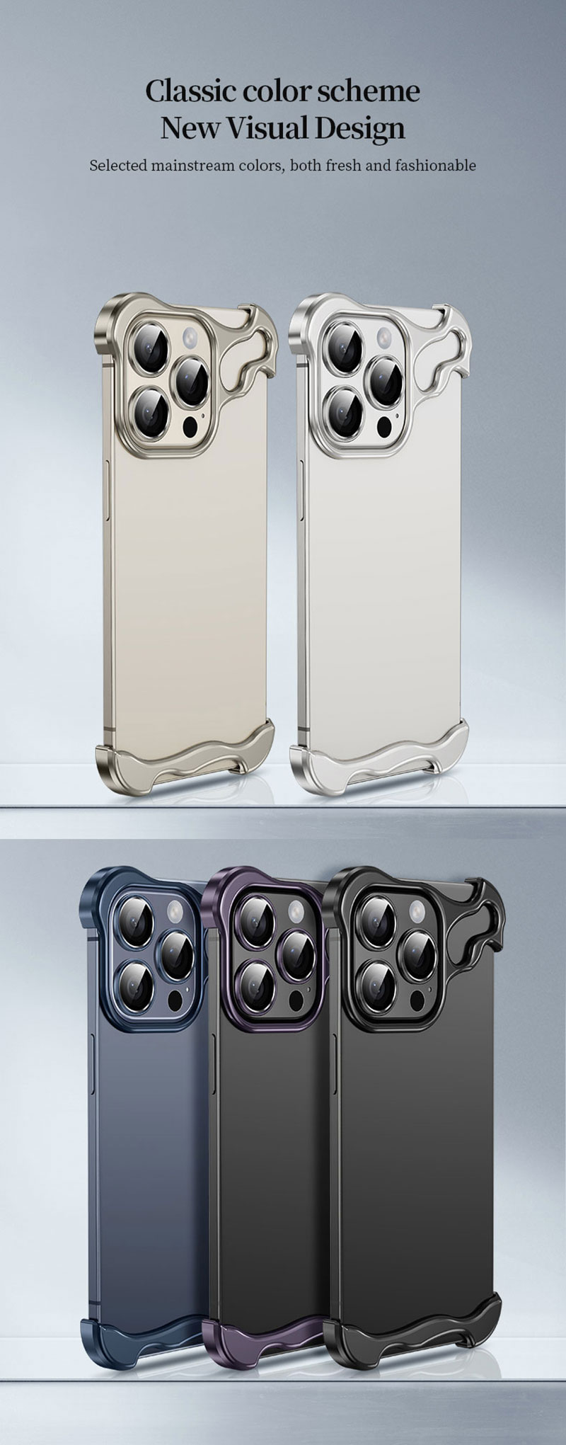 Metal Phone Case for Iphone 15 14 Pro Max 360 Magnetic Cases I 13 Customize Anti Drop Proof Slim Sjk385