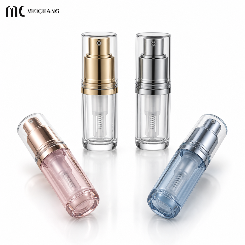 10ml/15ml/20ml Acrylic Dry Powder Spray Bottle with Screw Cap for Cosmetic Packaging (MC-1508)