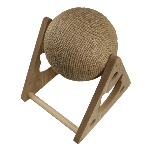 ODM 20x19x17cm d'OEM de Cat Claw Scratcher Roller Ball Toy For Small Animals Cats