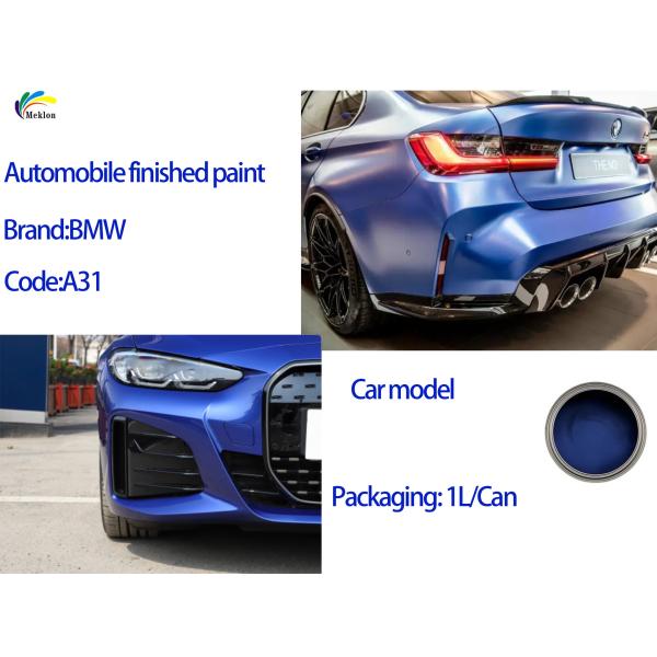 Multipurpose Refinish Car Paint Portimao Azul Prático Fit BMW A31
