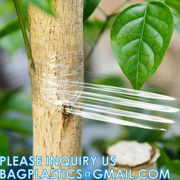 Grafting Tape, Each Roll 328 Feet, Stretchable Garden Grafting Tape, Self-Adhesive Plant Repair Tapes For Garden