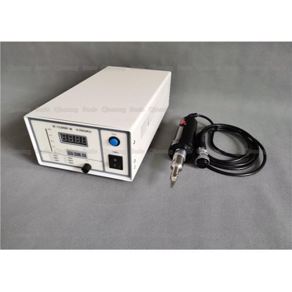 Plastic Fabric PP HDPE Handheld Ultrasonic Cutter 35Khz