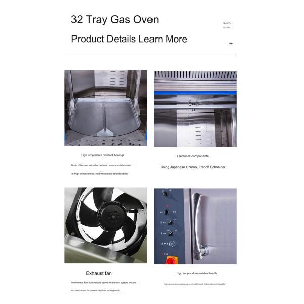Commercial Convection Oven for Industrial Electric Bakery Oven 32pan 2.19*2.055*2.4M