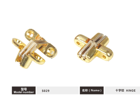Golden Finished Concealed Door Hinges 180 Degree Opening Angle Wear Resistance