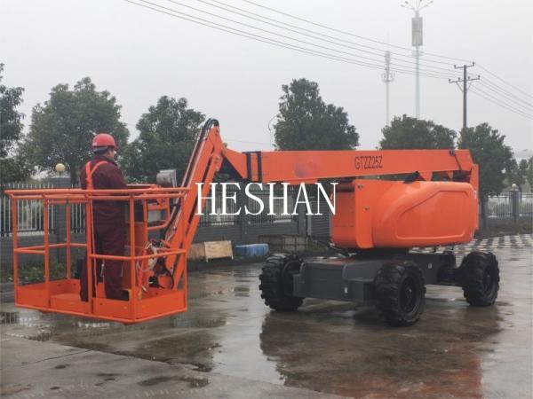 16m Construction Articulated Boom Lift Fruit Cherry Picker CE ISO Certified