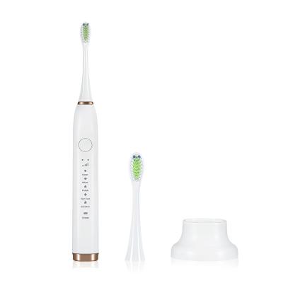 1200mah Automatic Sonic Electric Toothbrush With 2 Minutes Timer Wireless Charge