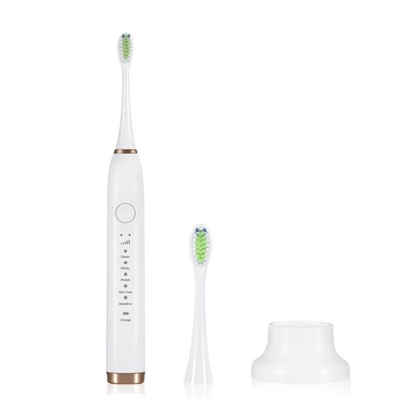 1200mah Automatic Sonic Electric Toothbrush With 2 Minutes Timer Wireless Charge