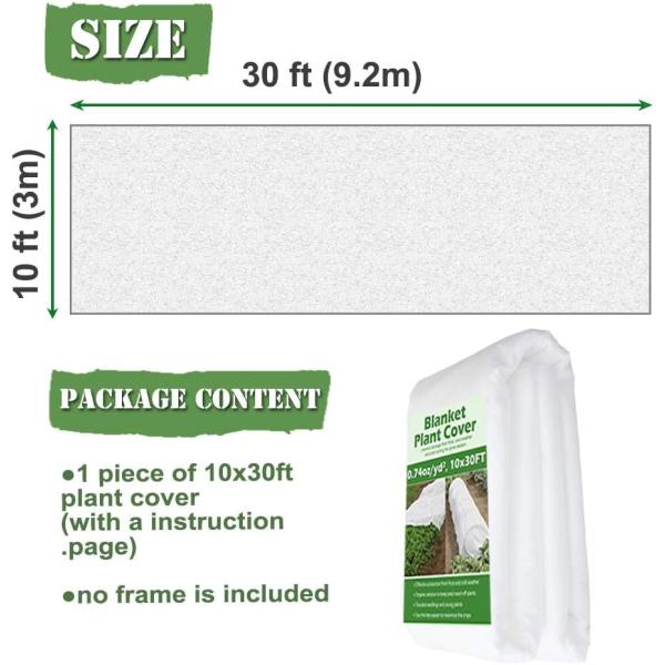 Plant Freeze Protection Covers 32 x 47 Inch Winter Shrub Cover Tree Frost Blanket Drawstring Winter Frost Prote