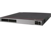 S5735-S24P4X, switch Huawei S5735-S, portas 24 x 10/100/1000BASE-T, portas 4 x 10 GE SFP+, PoE+, sem módulo de alimentação
