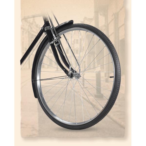 Vélos de ville urbains à cadre en aluminium, taille moyenne et jantes en alliage pour les aventures urbaines