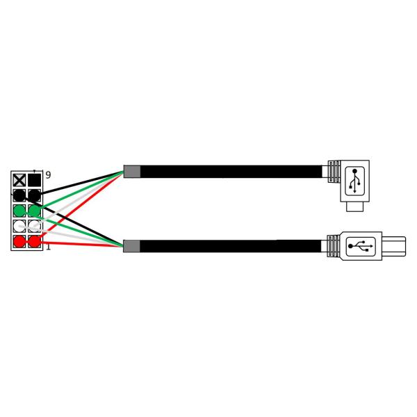 10 comprimento Molex 22-55-2101 do conjunto de cabo 150mm de Molex do passo do Pin 30AWG 2.54mm