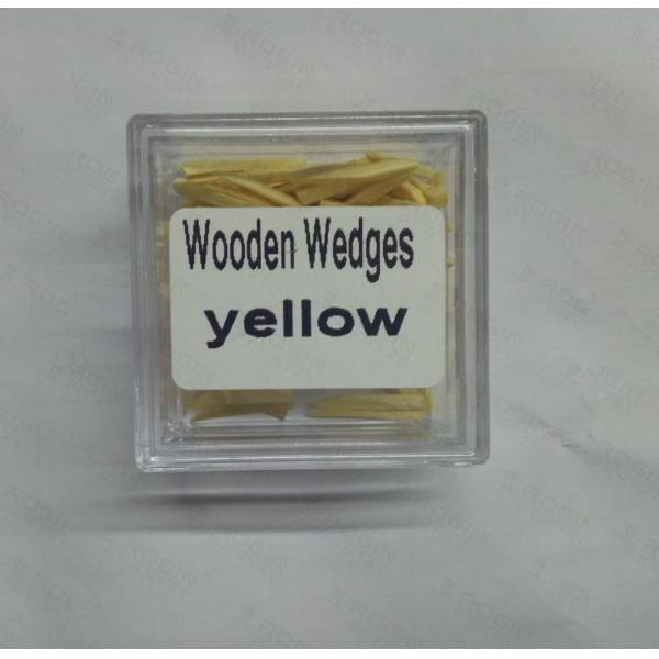Fixing Wooden Wedges Dental Packaging Of 400 Pcs / Kit With 6 Colors