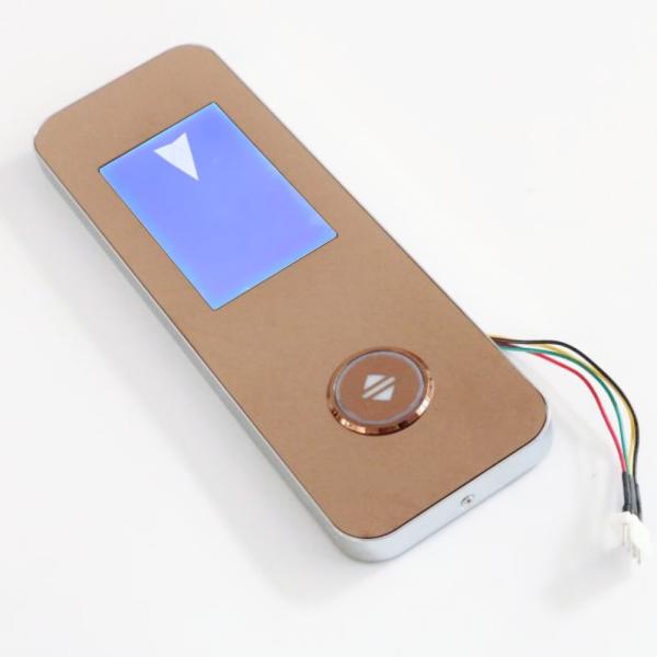 Белый кнопка свет и DC24V Входное напряжение для розового золота нержавеющей ста