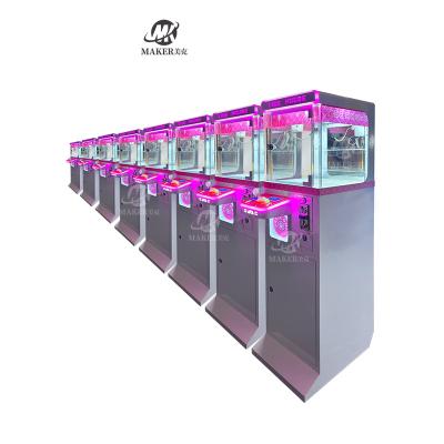 Máquina de Grelha de Garra de Arcade de Vidro Temperado de Jogador Único Cor rosa