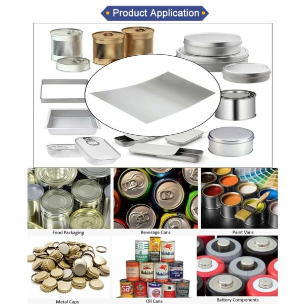 SPCC 0.22mm MR Tinplate TS245 TS275 Printed Tinplate Sheet for Customer Satisfaction