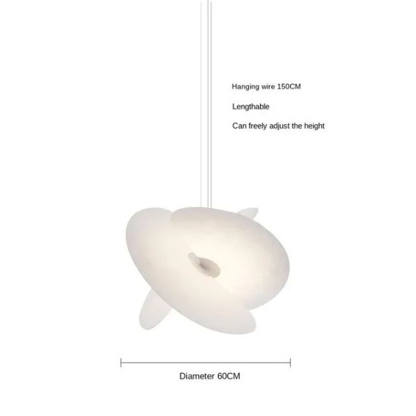 Silk Fabric Chandelier Eye Protection LED Levante Pendant（WH-AP-607）