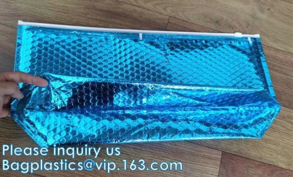 Jewelry, Beauty Bubble Zipper Bag Customized Envelope, Recycled PVC Bubble Pouch, Bubble Wrap, Epe Foam