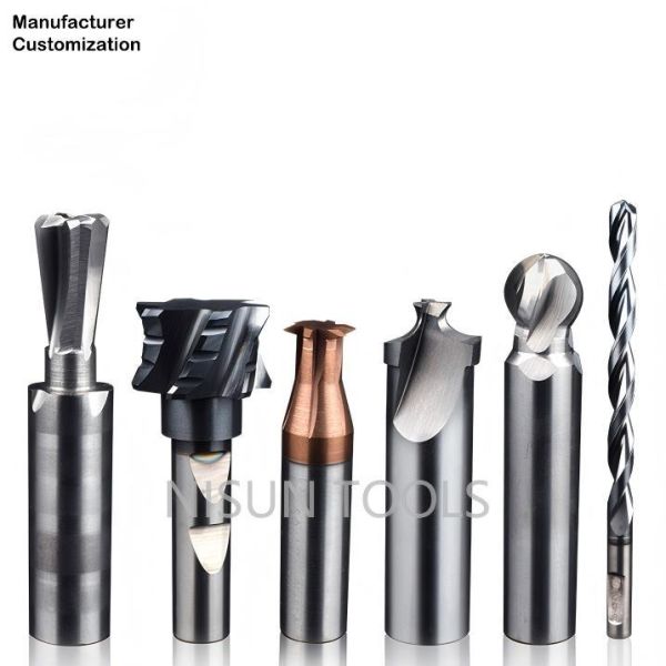 Custom Non-standard Cutting Tools Carbide Hss M35 M42 Forming Milling Cutter Custom-made Step Reamer Alloy Countersink Center Drill Bits Chamfering Taper T-slot End Mill 
