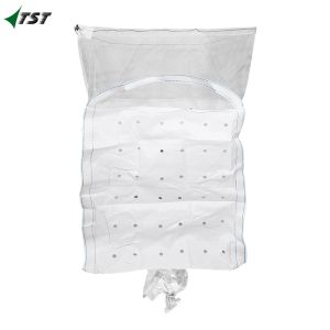 Premium Perforated Potato Jumbo Bags Fibc With Discharge Spout For Harvest