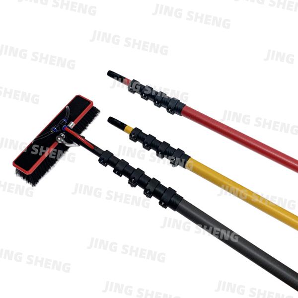 33 ft High Quality Professional Carbon Fiber Window Cleaning Pole or Outdoor Indoor Use Solar Cleaning Panels