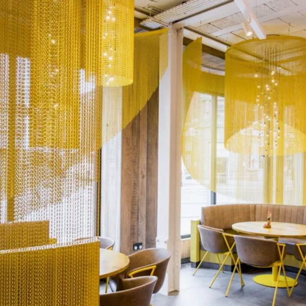 Lightweight Metal Chain Curtain For Room Dividing /Window Decoration