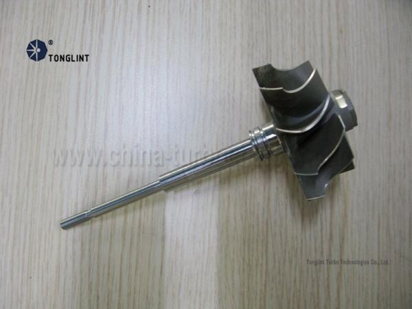 TBP4 58.3mmX74mm Turbocharger Turbine Wheel  and Shaft Turbine shaft rotor Inconel713C Material
