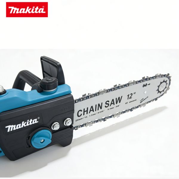 Makita High Efficiency 12-Inch Wireless Handheld Chainsaw High Frequency Brushless Motor Reliable Tools for Wood Saw Battery Durable