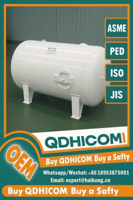 Pneumatic Flow Stabilizer Horizontal Receiver Tank Durable Steel Air Tank For HVAC Support